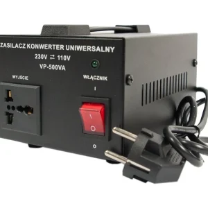 Konwerter reduktor napięcia 500W (230V/110V) VOLT POLSKA Do wyczerpania zapasów