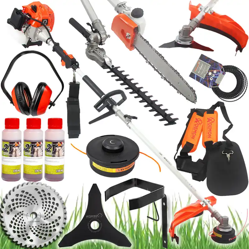 Obniżka ceny Kosa spalinowa 4w1 + zestaw akcesoriów DEMON