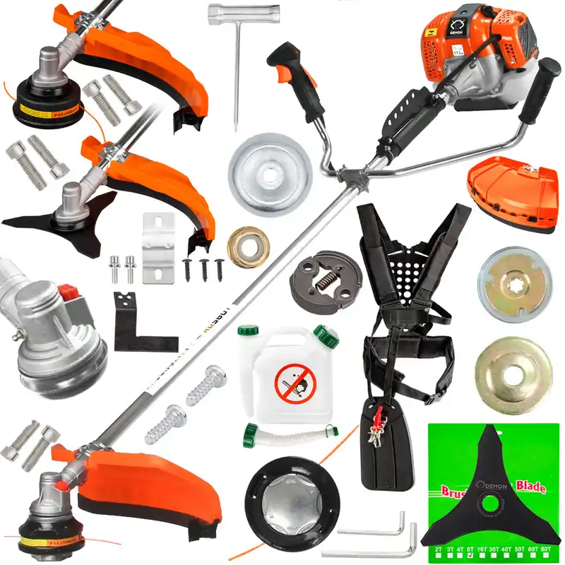 Darmowy zwrot Kosa spalinowa wykaszarka podkaszarka kosiarka DEMON RQ580 TURBO