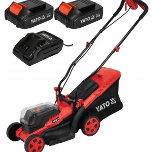 Kosiarka ogrodowa do trawy akumulatorowa 36V 2x2Ah 34cm YT-85220 YATO Bezpieczne zakupy