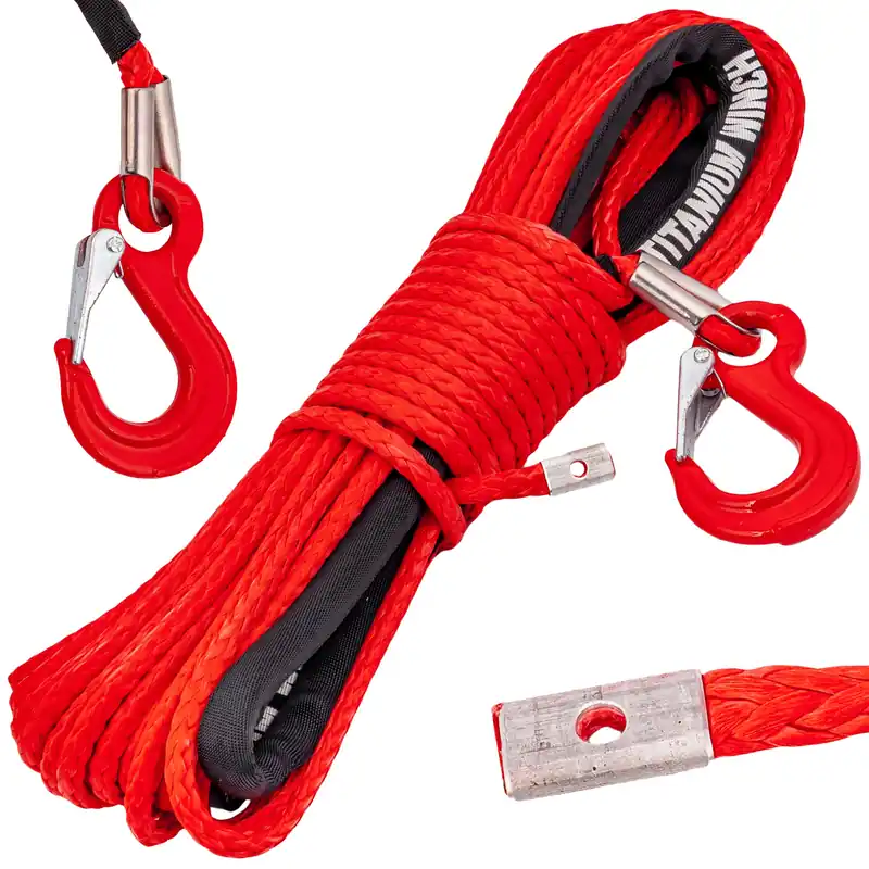 Lina syntetyczna do wyciągarki 24 m (10 mm) z włókien Dyneema Titanium Winch Tylko dziś