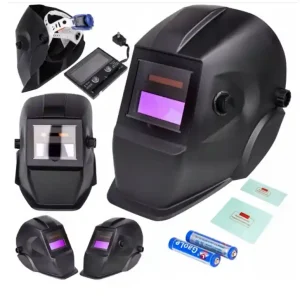 Maska spawalnicza przyłbica samościemniająca 80 czarna (2 filtry) Okazja