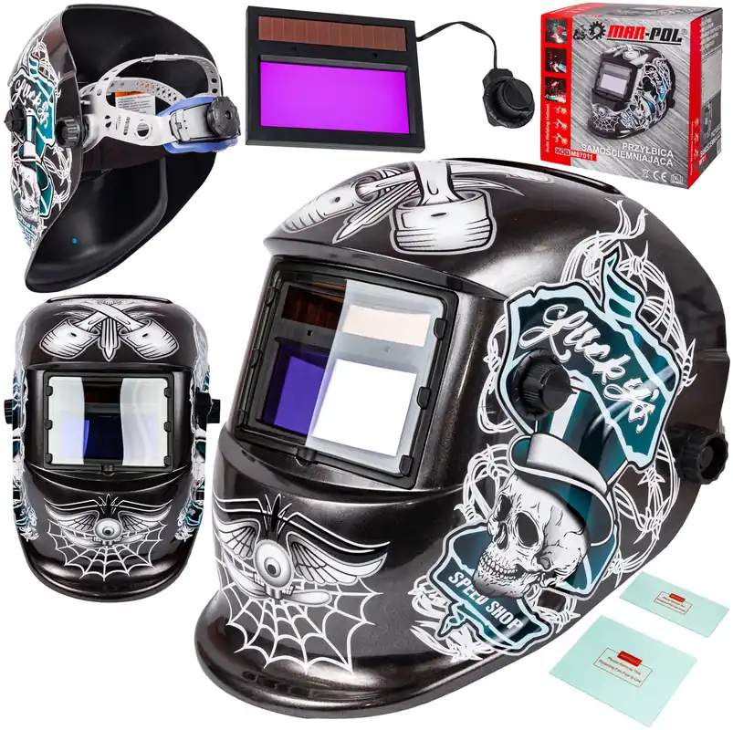 Maska spawalnicza przyłbica samościemniająca Pajęczyna MAR-POL Rabat