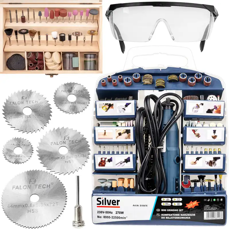 Mini szlifierka drill multiszlifierka wielofunkcyjna frezarka 270w 416 el SILVER Oferta limitowana