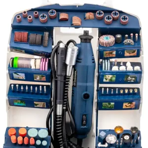 Nie przegap Multiszlifierka (mini szlifierka) DREMEL 270W 300el Frezarka SILVER