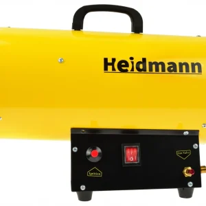 Ekspresowa dostawa Nagrzewnica dmuchawa gazowa piecyk 15kW wąż + reduktor HEIDMANN