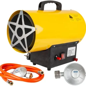 Nagrzewnica dmuchawa gazowa piecyk 20kW wąż + reduktor SILVER Cena promocyjna