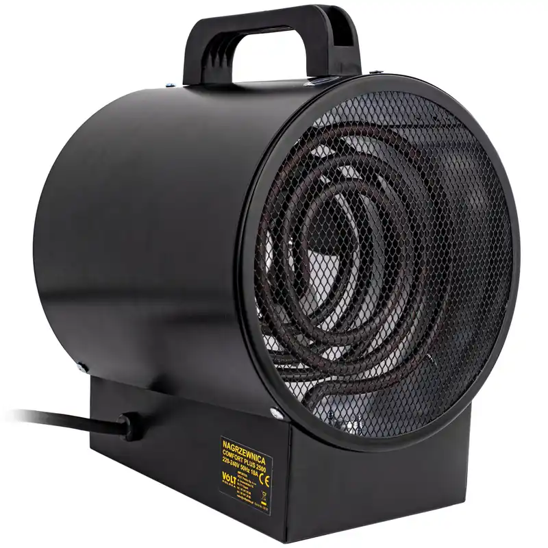 Zniżka Nagrzewnica elektryczna grzejnik farelka z termostatem 2,5 kW COMFORT PLUS VOLT POLSKA