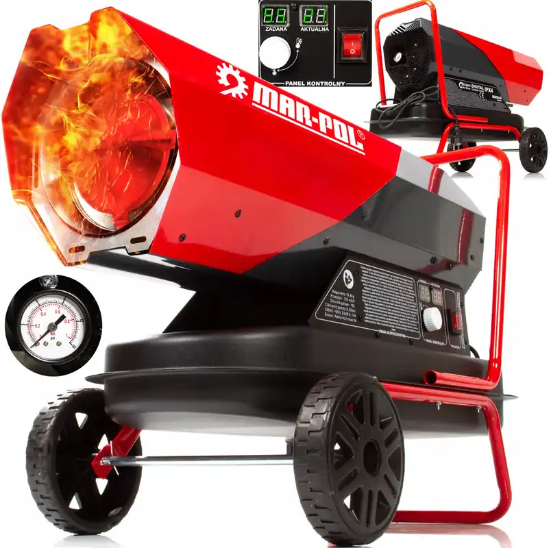 Zamów dziś Nagrzewnica olejowa 40 KW spalinowa dmuchawa + termostat lcd grzejnik piec MAR-POL