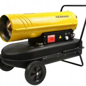 Darmowy zwrot Nagrzewnica olejowa dmuchawa 40kW z termostatem HEIDMANN