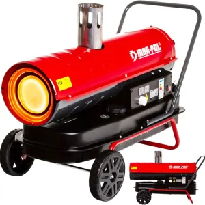 Szybka dostawa Nagrzewnica olejowa dmuchawa spalinowa ogrzewacz z termostatem kominem 30kw MAR-POL