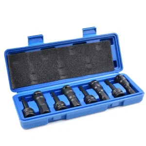 Nasadki klucze udarowe trzpieniowe nasadowe imbus hex H5-H19 1/2" 5-19 mm GEKO Łatwy zwrot