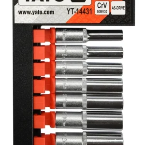 Nie przegap Nasadki udarowe klucze nasadowe długie 1/4" 5,5 - 13 mm zestaw 8el YT-14431 YATO