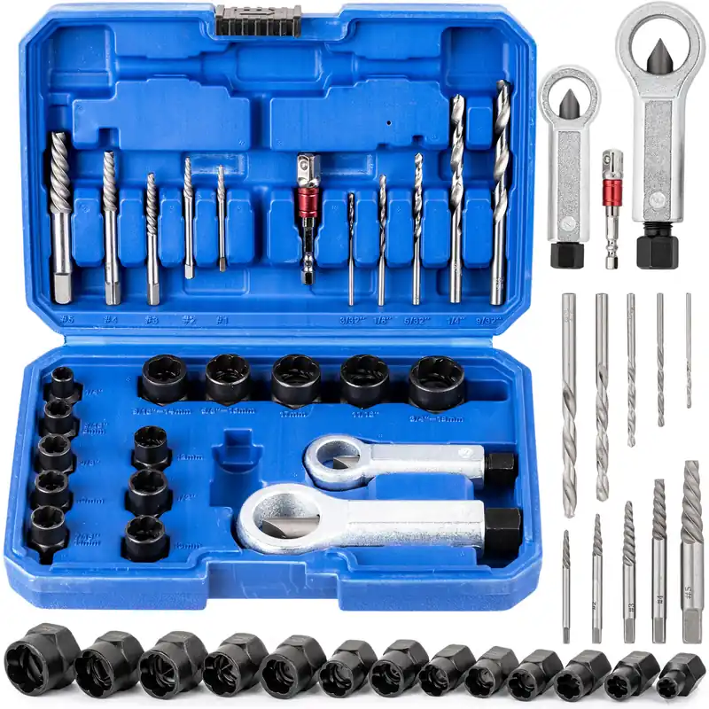 Dostępne od ręki Nasadki wyketaki do zniszczonych zerwanych śrub szpilek nakrętek 26 elem.FALON-TECH