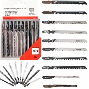 Wysoka jakość Noże brzeszczoty do wyrzynarki (10 sztuk) SILVER