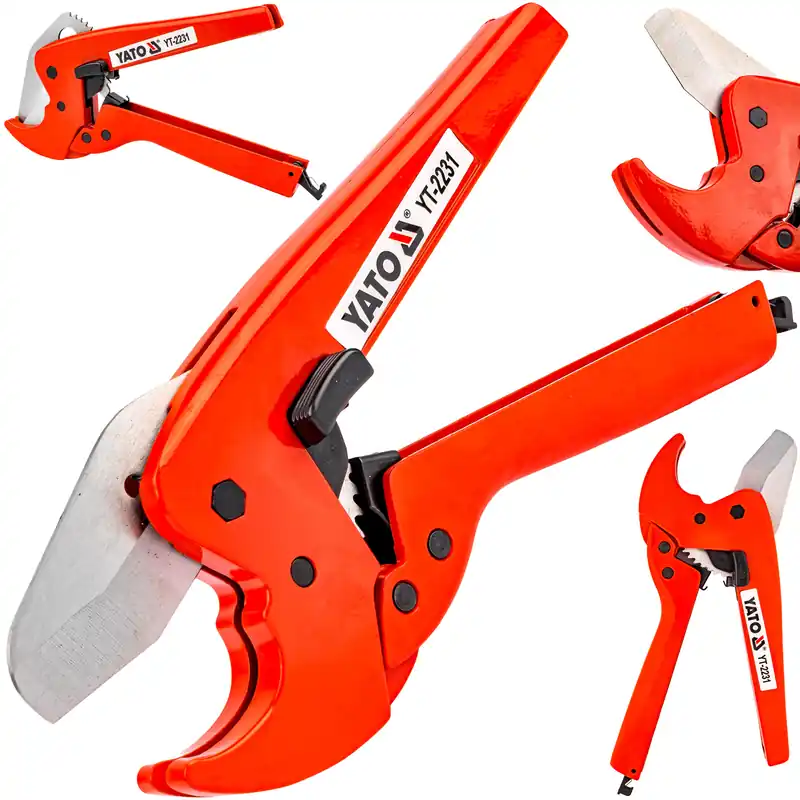 Darmowy zwrot Nożyce do cięcia rur PCV PCW PP PE PEX obcinak zgrzewarka YATO