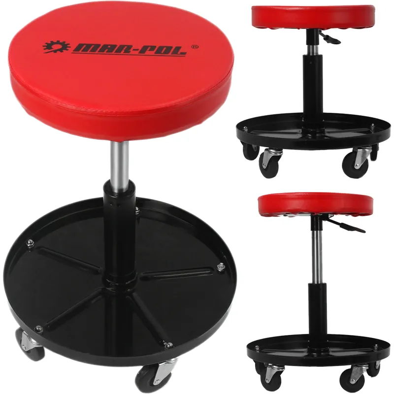 Obrotowy stołek warsztatowy taboret siedzisko MAR-POL Szybka dostawa