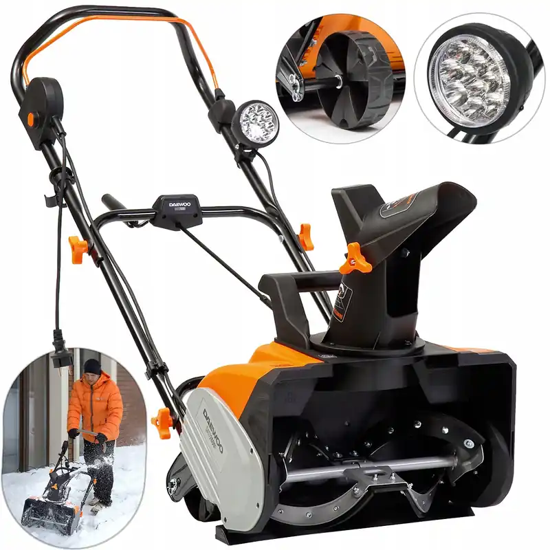 Łatwy zwrot Odśnieżarka elektryczna DAST2600E 1800w led 46cm 230vDAEWOO