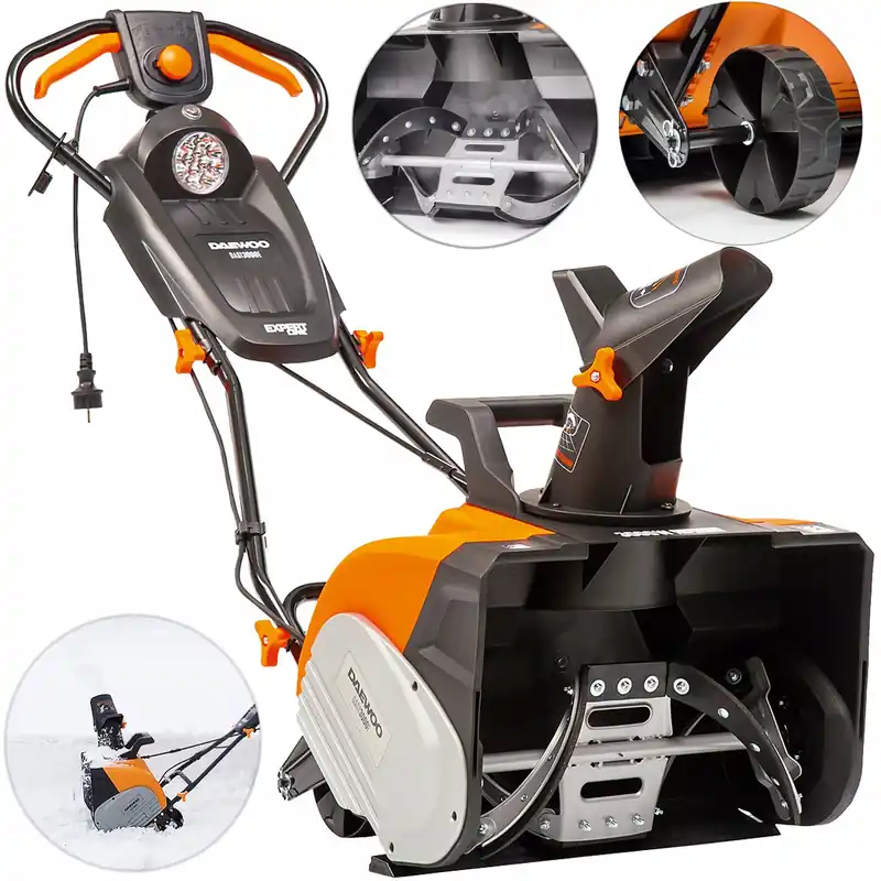 Cena promocyjna Odśnieżarka elektryczna DAST3000E 2000w led 51cm 230vDAEWOO