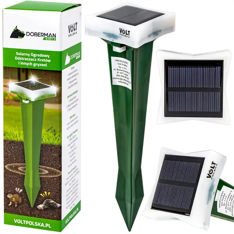Odstraszacz solarny gryzoni kun myszy szczurów kretów wodoodporny VOLT POLSKA Cena promocyjna