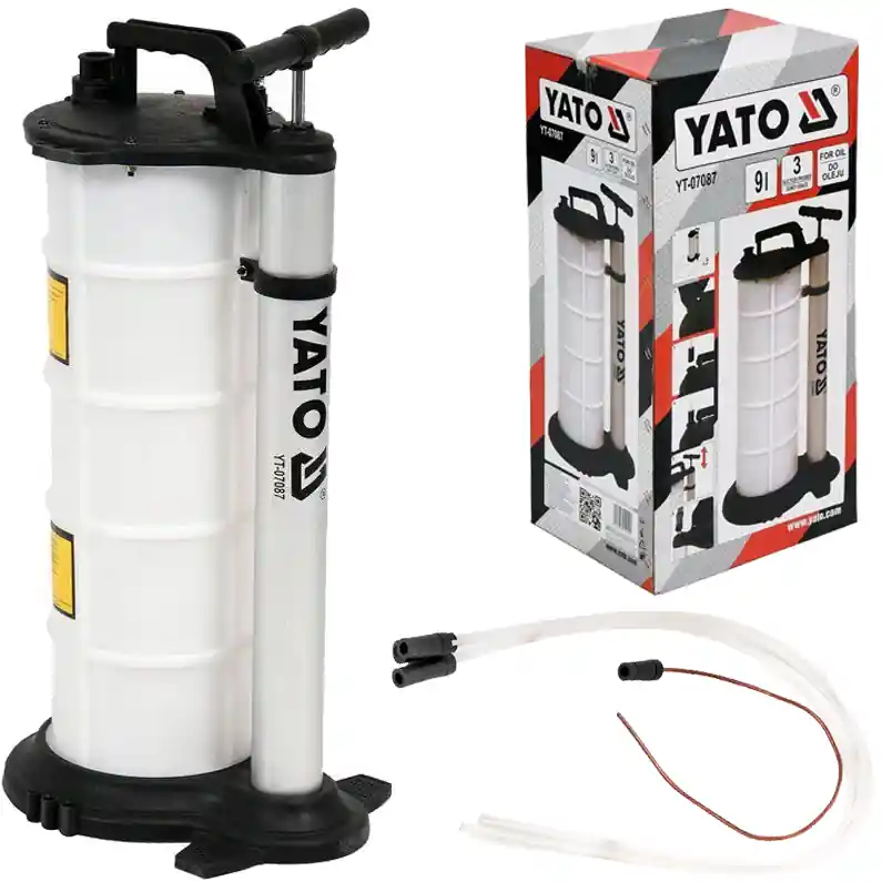 Odsysarka wysysarka ręczna oleju 3 sondy 9L YT-07087 YATO Promocja