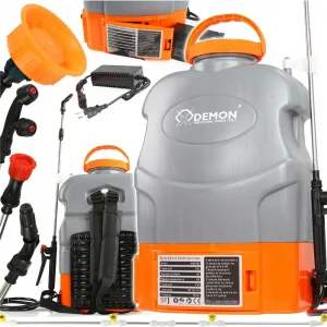 Sprawdź teraz Opryskiwacz akumulatorowy ciśnieniowy plecakowy elektryczny 5 dysz 20l DEMON
