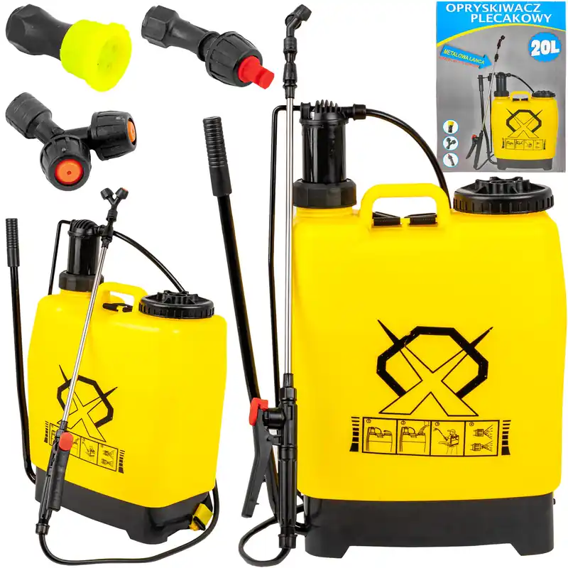 Hit sprzedaży Opryskiwacz Ciśnieniowy Plecakowy Ręczny 20L (3 dysze) MAR-POL