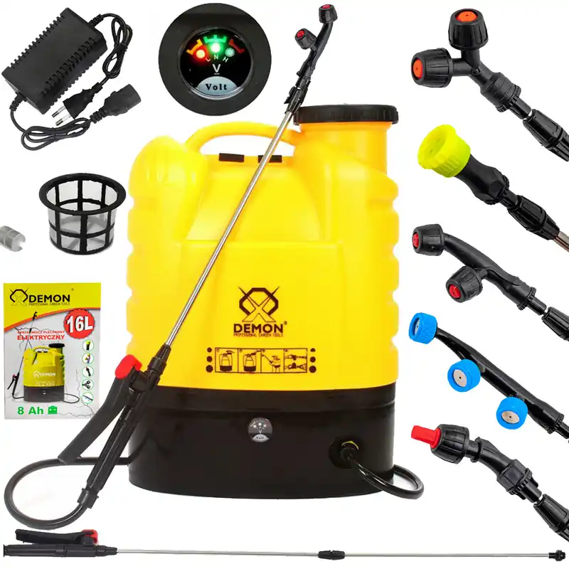 Premium Opryskiwacz Elektryczny Plecakowy Akumulatorowy 16L DEMON
