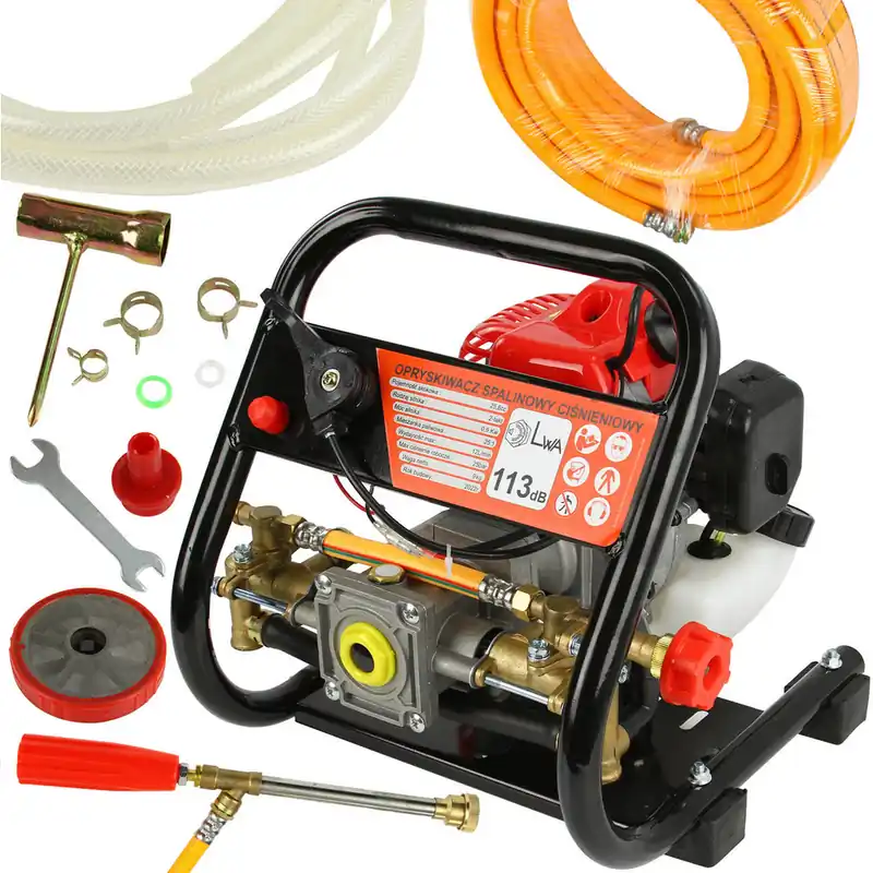 Opryskiwacz spalinowy ciśnieniowy wąż 10m DEMON Tylko dziś