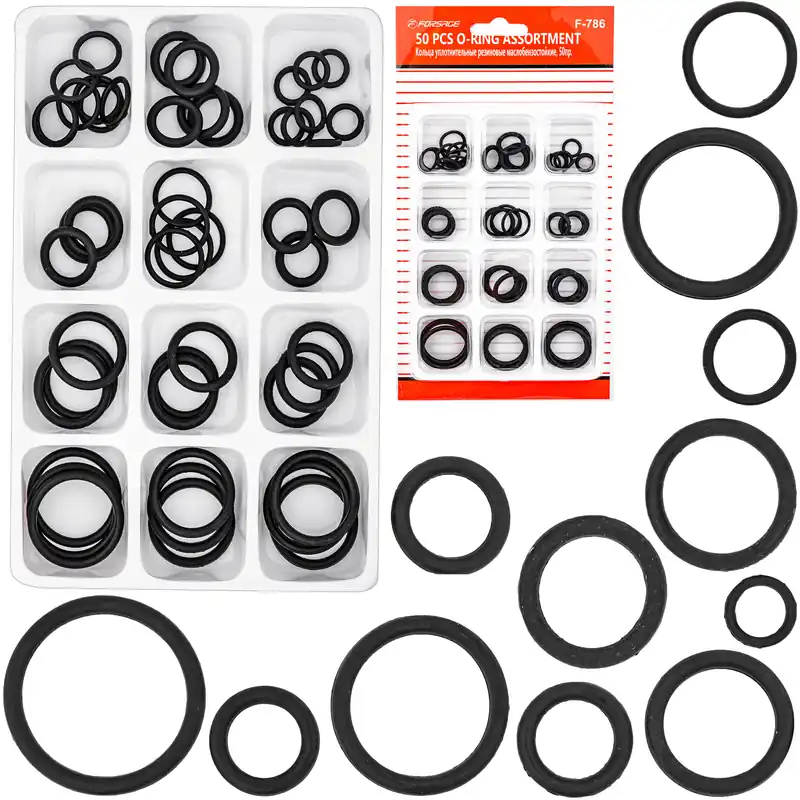 Oringi gumki uszczelki gumowe 50 sztuk FORSAGE Oferta czasowa