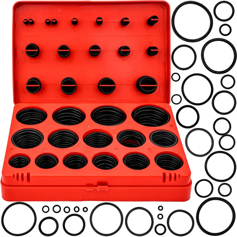 Oringi gumki uszczelki gumowe olejoodporne 386 sztuk ROCKFORCE Hit cenowy