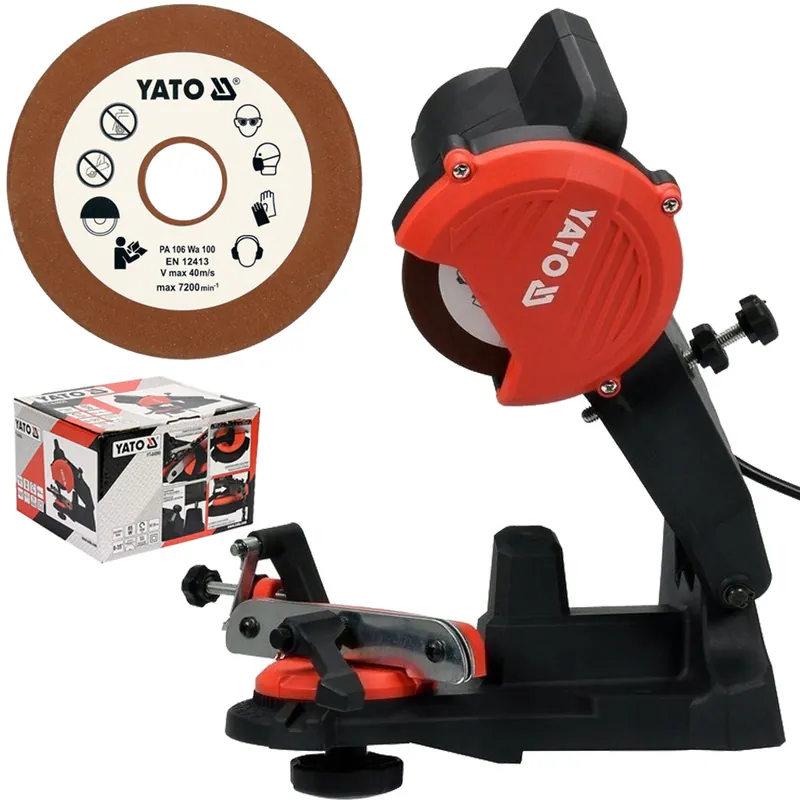 Ostrzałka łańcuchowa YT-84990 + kamień YATO Tylko do końca tygodnia