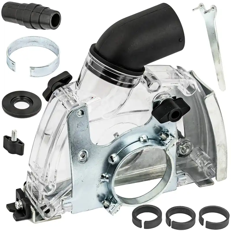 Dodaj do koszyka Osłona przeciwpyłowa odsysająca do szlifierki bruzdownica 115-125 mm SILVER