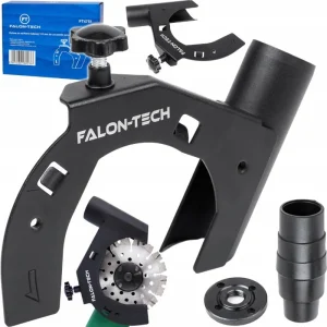 Ostatnia szansa Osłona tarczy przeciwpyłowa szlifierki kątowej 115-125 mm do usuwania pyłu FALON-TECH