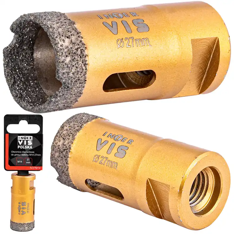 Wybór klientów Otwornica diamentowa do gresu, betonu i kamienia 27mm FALON-TECH