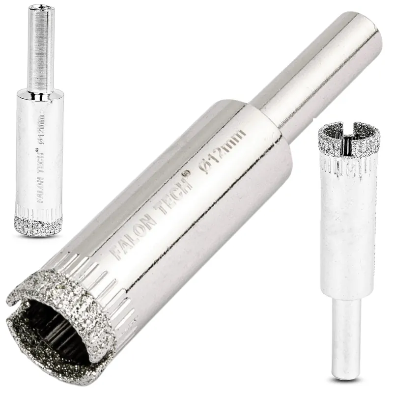 Najlepsza cena Otwornica diamentowa otwornica do gresu 12mm FALON-TECH