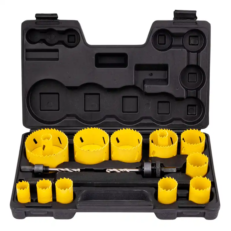 Wysoka jakość Otwornice do metalu drewna Bi-Metal 17 szt otwornica SILVER