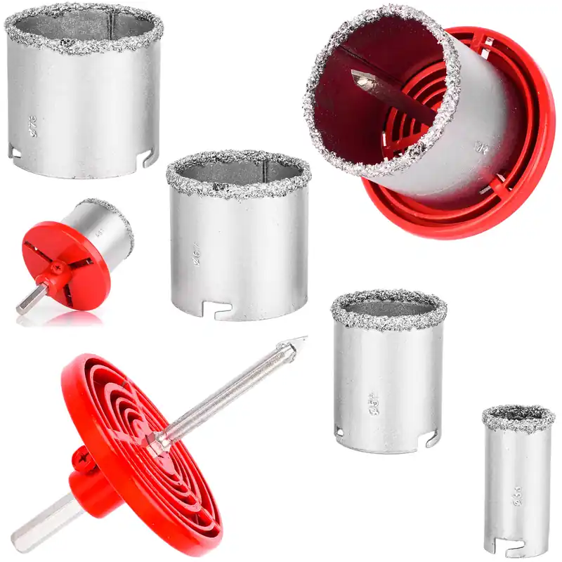 Darmowa dostawa Otwornice wolframowe do glazury betonu 4 elementy SILVER