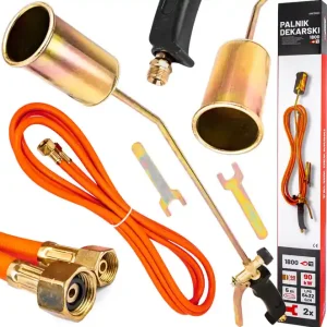 Palnik gazowy dekarski do opalania papy dachu 85cm przewód 5m AW TOOLS Nowy