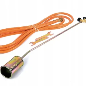 Palnik gazowy dekarski do opalania papy dachu 85cm przewód 5m SILVER Szybka wysyłka