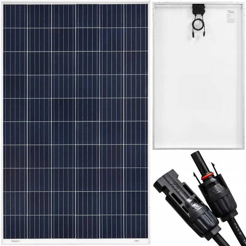 Obniżka ceny Panel solarny fotowoltaiczny monokrystaliczny wtyk MC4 bateria 12v 275W 4SUN