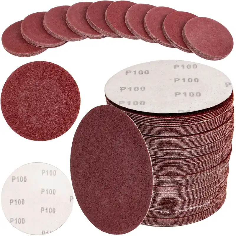 Papier ścierny na rzep krążek dysk 125mm P100 100szt SILVER Bezpieczne zakupy