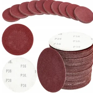 Papier ścierny na rzep krążek dysk 125mm P36 100szt FALON-TECH Tani