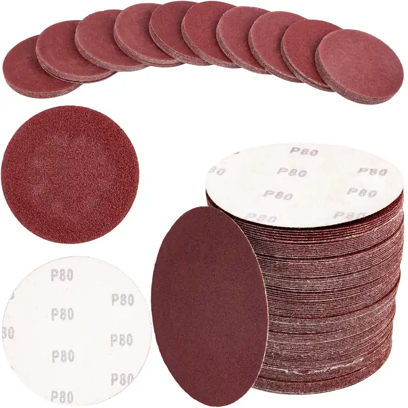 Zamów teraz Papier ścierny na rzep krążek dysk 125mm P80 100szt SILVER