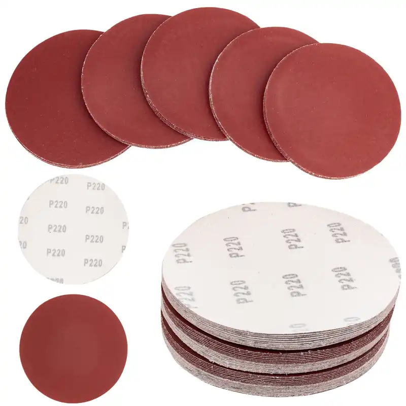 Papier ścierny na rzep krążek dysk 150mm P220 50szt SILVER Oferta czasowa