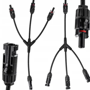 Zamów dziś Para złączy konektorów, długich, trójników z kablem MC4 PV (+) i (-) VOLT POLSKA