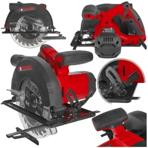 Pilarka tarczowa przecinarka piła ręczna stołowa do drewna 185mm 2400w HEIDMANN GEKO Popularny