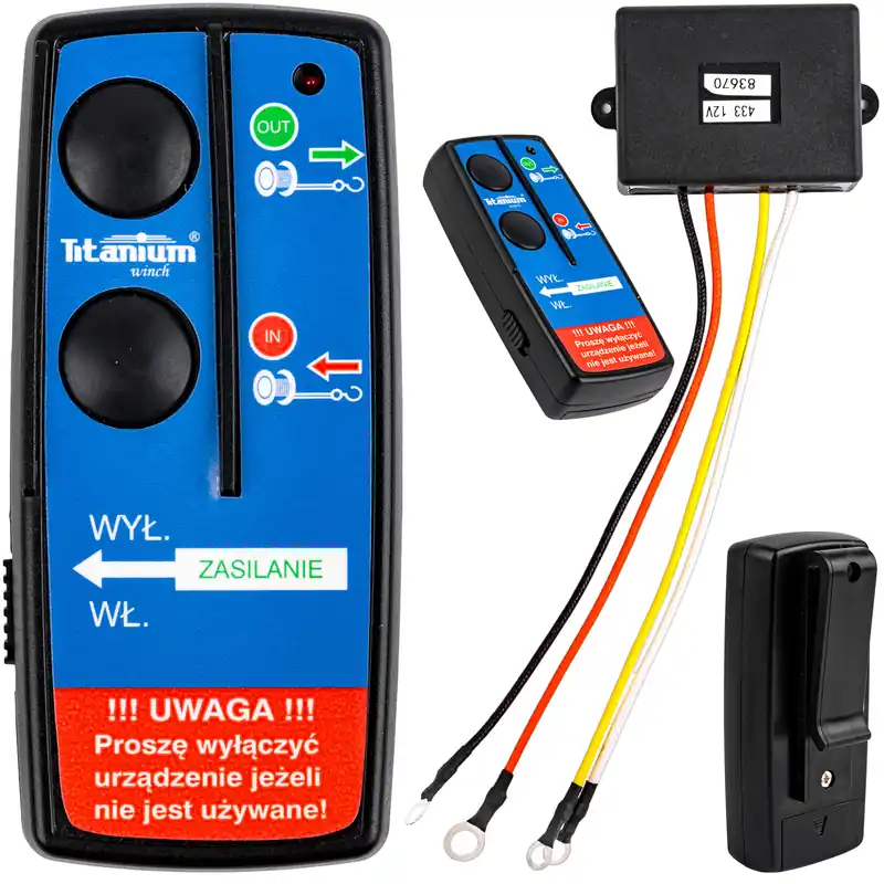 Pilot bezprzewodowy do wyciągarki wciągarki 12V Dodaj do koszyka