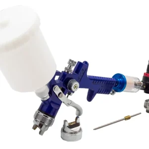 Pistolet Lakierniczy 3w1 HVLP 1.4 1.7 mm Reduktor Odwadniacz Do wyczerpania zapasów