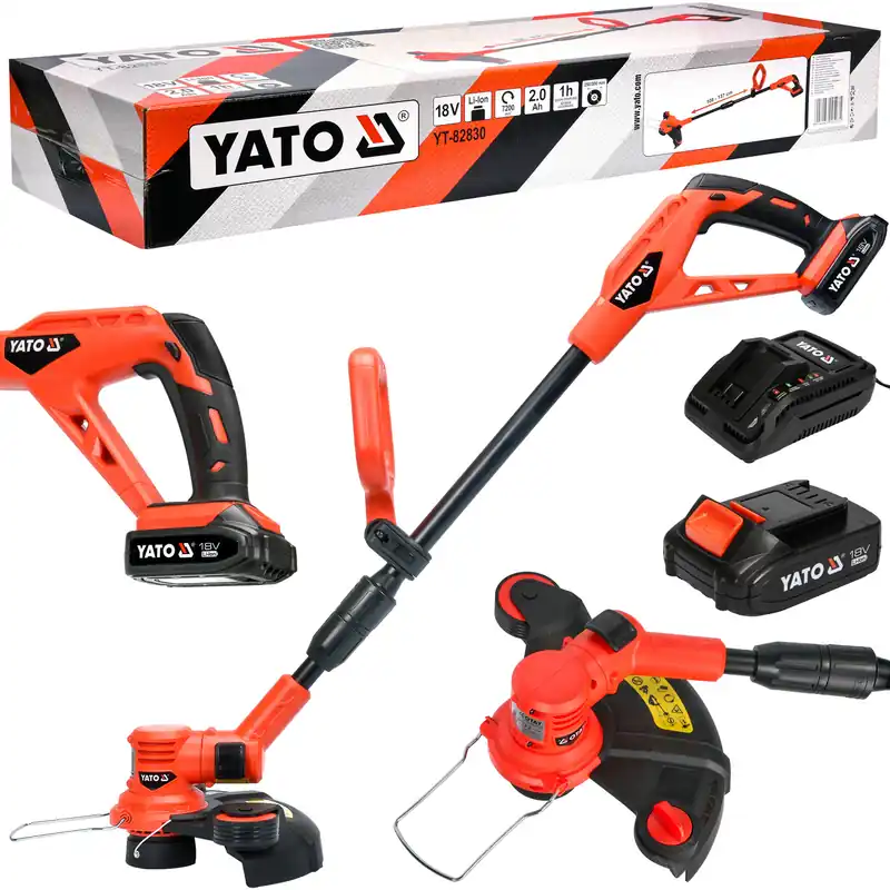 Kup teraz Podkaszarka akumulatorowa 18V + akumulator 2Ah i ładowarka YATO